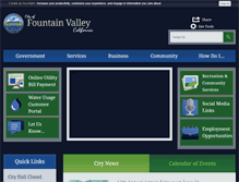 Tablet Screenshot of fountainvalley.org